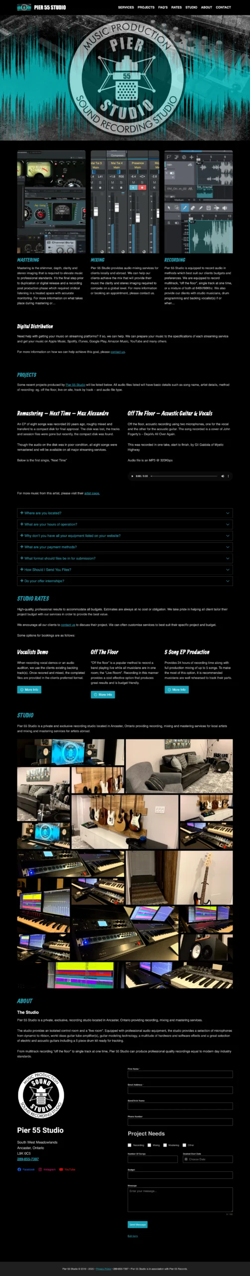 Pier 55 Studio - Hamilton Web Designer