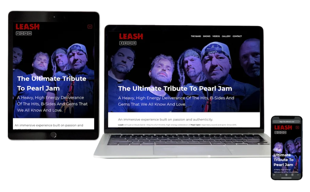 Leash Band - Hamilton Web Designer