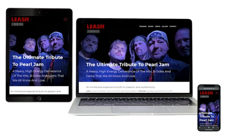 Leash Band - Hamilton Web Designer