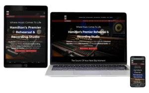 Studio 410 Productions - Responsive Website Design - Hamilton Web Designer