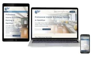 Painter Pete Codsi - Responsive Website Design - Hamilton Web Designer